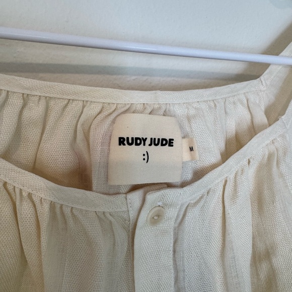 Rudy Jude Medium Linen Debbie Blouse - NWT - Picture 9 of 14